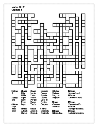 as-se-dice-1-cap-tulo-3-kriss-kross-teaching-resources