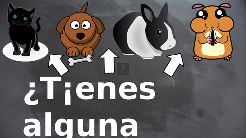 AUDIO POWERPOINT KS2 Spanish; Pets, Mascotas