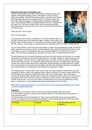 CCEA: Comparing Literary Texts