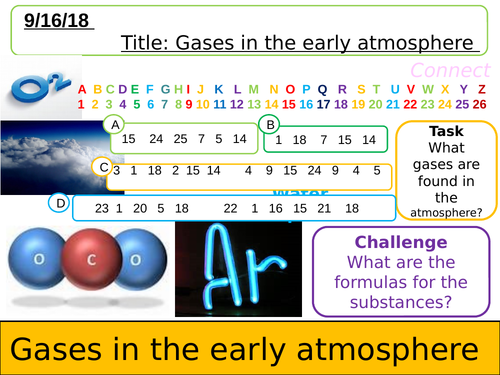 NEW AQA Gases in the early atmosphere