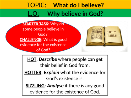Why believe in God?