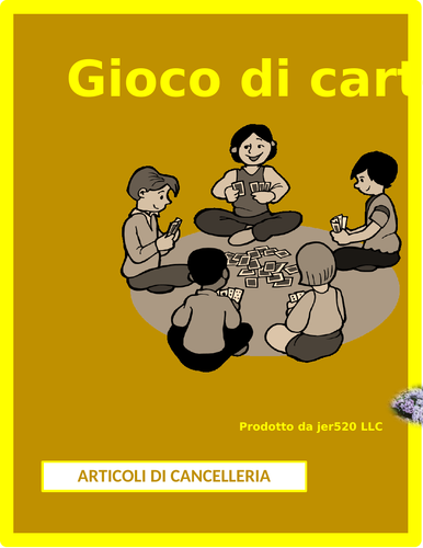 Avere e Articoli di cancelleria (School Supplies in Italian) Game