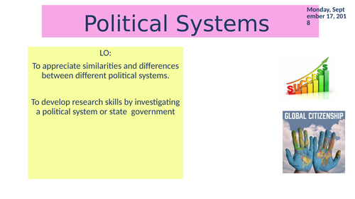 IGCSE Global Citizenship Political Systems | Teaching Resources