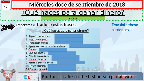 ¿Qué haces para ganar dinero? Module 7 Viva