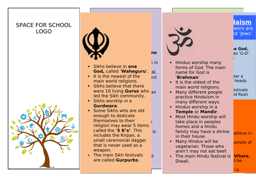 World Faiths Leaflet
