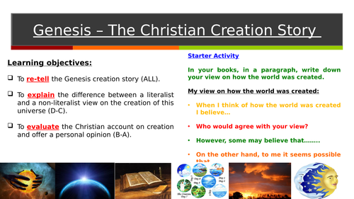 GCSE - Genesis Creation Story