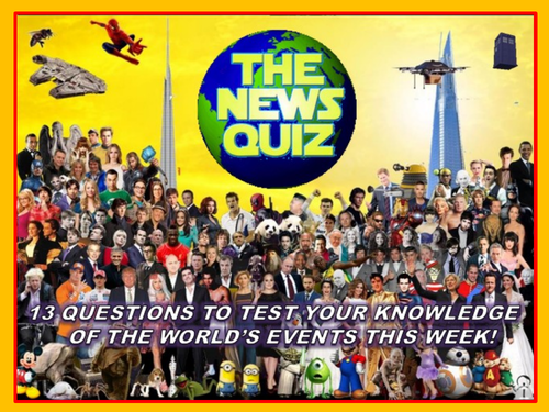 The News Quiz 17th - 24th September 2018 Form Tutor Time Topical Events Settler Starter