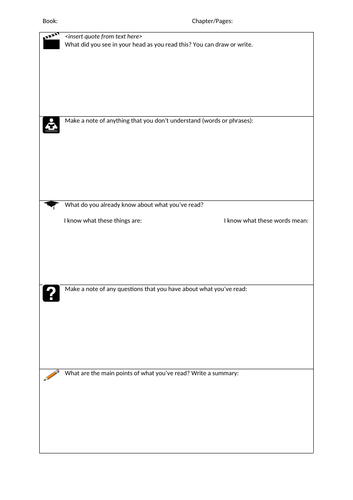 Reading Roles PLUS Generic Reading Comprehension Activity (for use with any text)