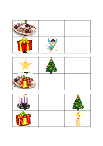 German Christmas Bingo