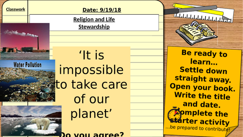 AQA Religious Studies 9-1: Religion and Life: Stewardship