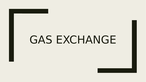 Gas Exhange