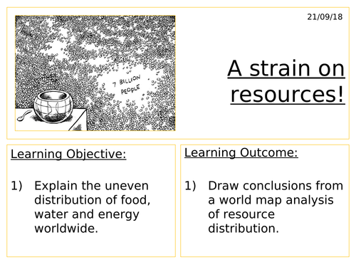 Global Distribution of Resources