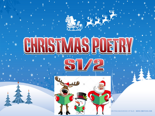 Christmas Poetry Mini Unit/ Competition