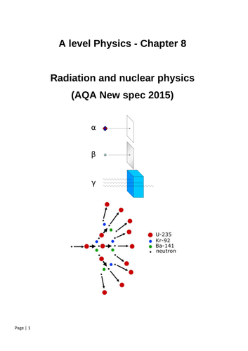 Summary notes 8: Radiation and nuclear physics - AQA A-level Physics