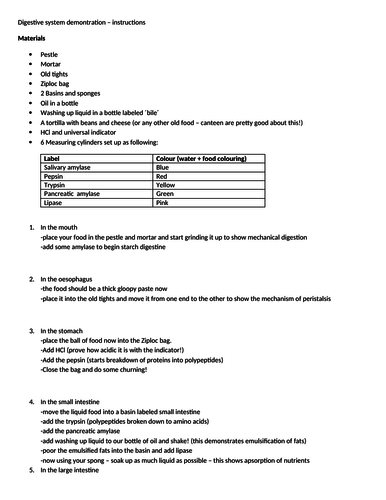 Digestive System Introduction