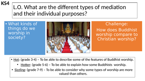 AQA Buddhism How Do Buddhist's Worship Buddhist Practices