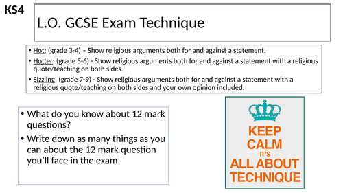 AQA GCSE Religious Education 12 Mark Question Lesson on Euthanasia
