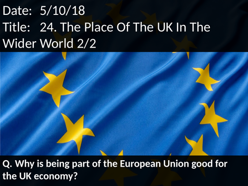 24. The Place Of The UK In The Wider World 2/2