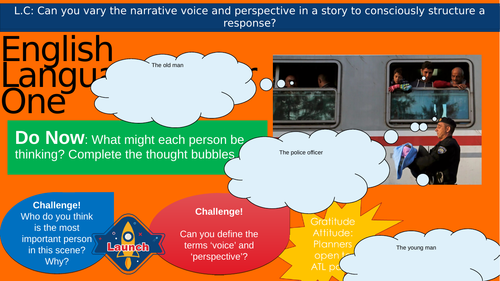 AQA Section B Creative Writing Lesson