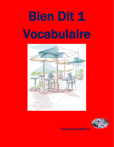 Bien Dit 1 Chapitre 3 Vocabulaire List and Quizzes