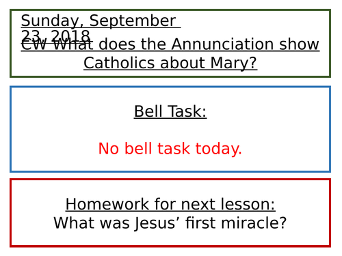 The Annunciation KS3