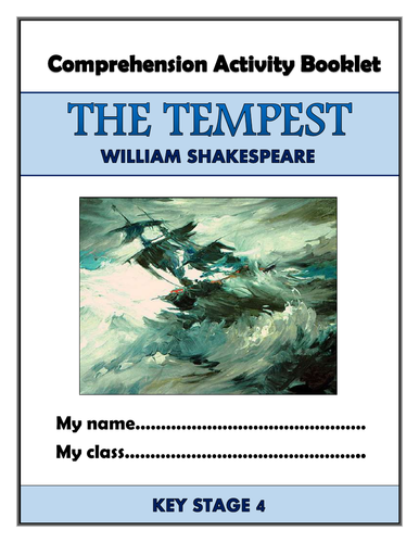 The Tempest Comprehension Activities Booklet!