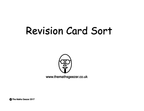 Revision Card Sort