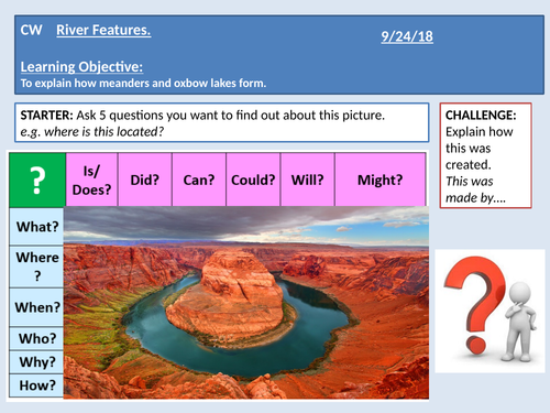 Meanders & Oxbow Lakes