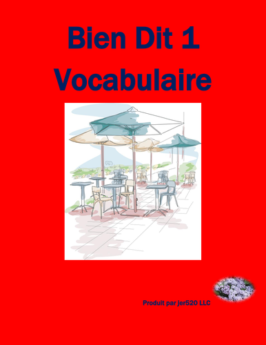 Bien Dit 1 Chapitre 6 Vocabulaire List and Quizzes