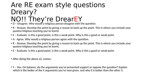 AQA GCSE Essay Structure