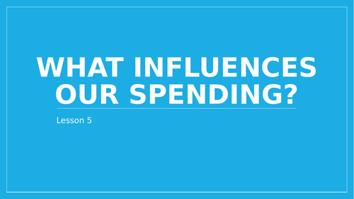 Spending for Finance