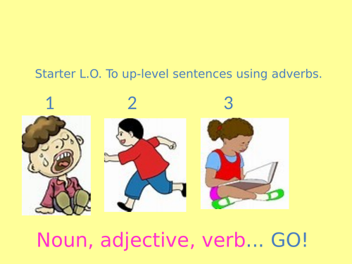 Improving sentences using adverbs