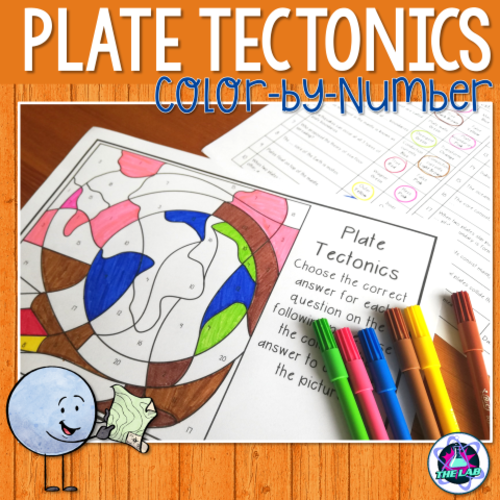 Plate Tectonics Colour-by-Number