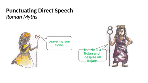 Use and punctuate direct speech (Presentation & Exercises) - Year 3 SPAG