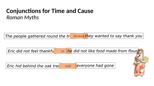 Conjunctions to extend sentences, expressing time and cause (Presentation & Exercises) - Year 3 SPAG