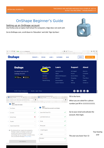 OnShape Beginner's Guide