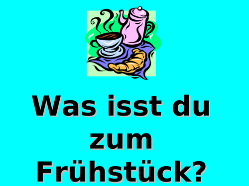 Describing what you eat and drink in German (1/3 Breakfast)