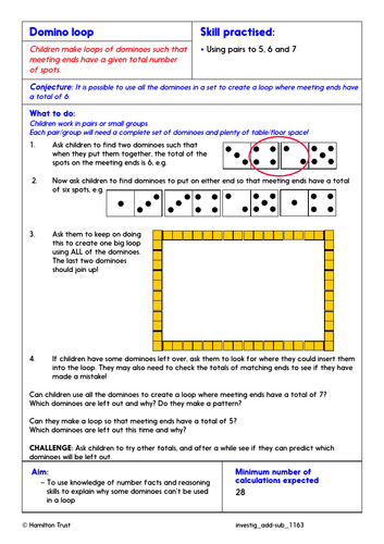 Problem-Solving Investigation: Partitioning to create number bonds ...