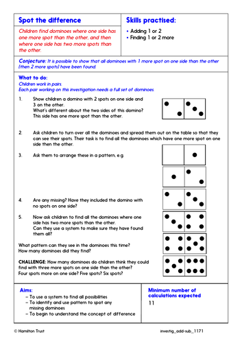 Problem-Solving Investigation: Subtraction: count back/take away (Year ...