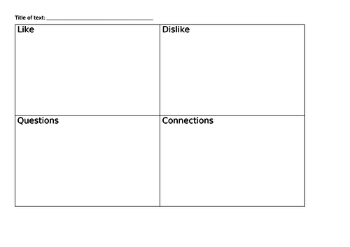 Text response grid