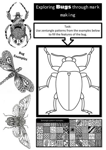 Zentangle Bugs!