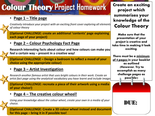 Colour Theory - Homework Task