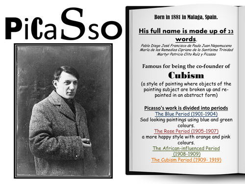 Picasso Inspired 3D Relief Portraits