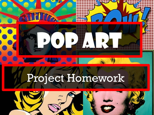 Pop Arft inspired Project homework