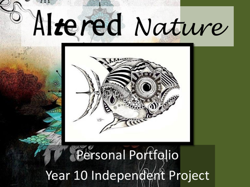 Art GCSE - Altered Nature Scheme of Work