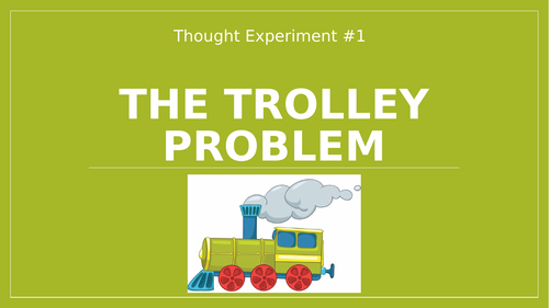 the trolley problem thought experiment
