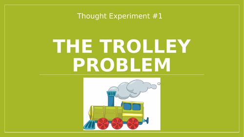 thought experiment trolley problem