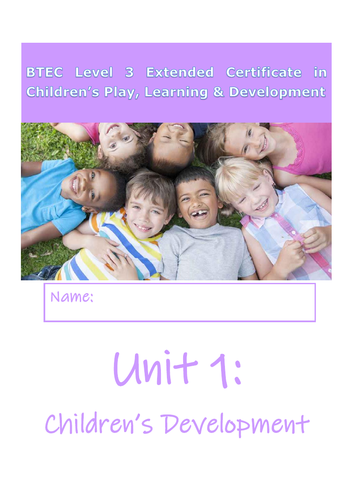 CPLD L3 (2016 spec) Unit 1 booklet