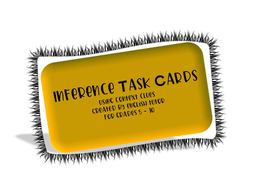 INFERENCE TASK CARDS