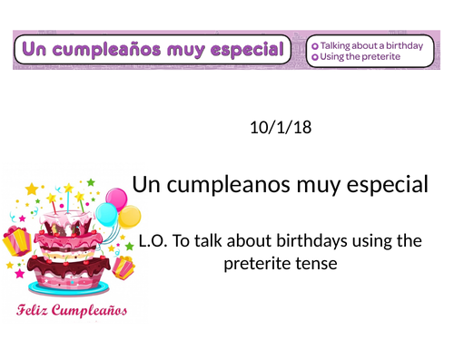 Un cumpleanos muy especial